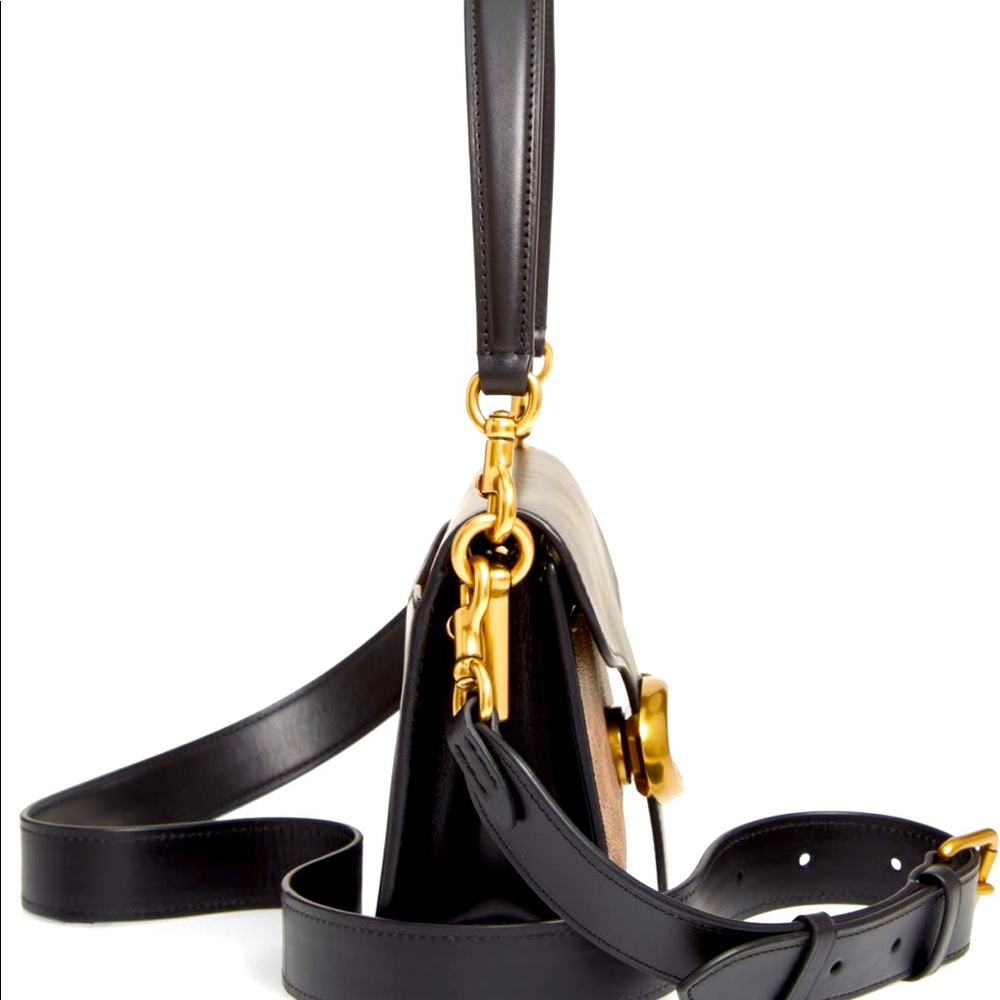 Tabby Signature Coated Canvas & Leather Crossbody Bag Gem